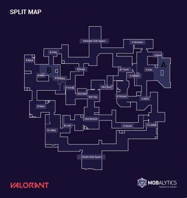 Visão geral de todos os mapas Valorant