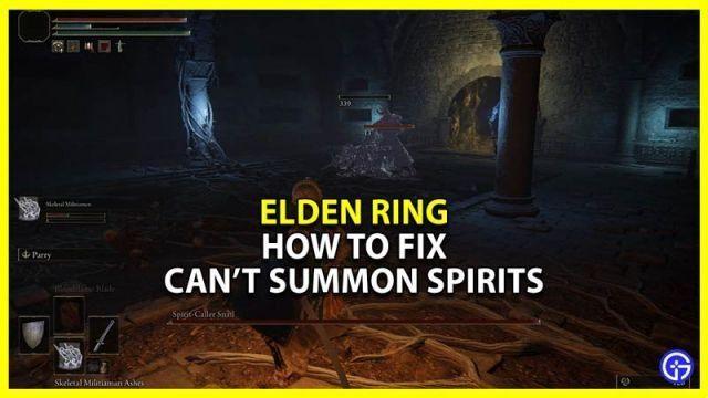 Elden Ring non può evocare gli spiriti Fix: perché non posso usare le ceneri?