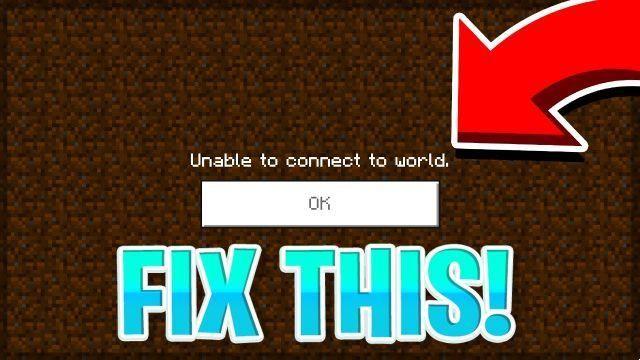 Corrigindo o erro “Não foi possível conectar ao mundo” no Minecraft