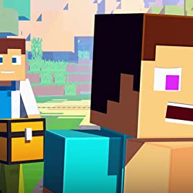 A vida de Minecraft de Alex e Steve