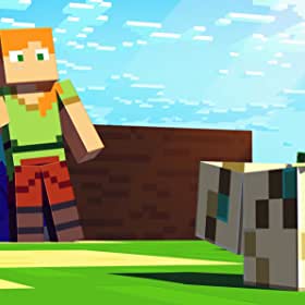 A vida de Minecraft de Alex e Steve