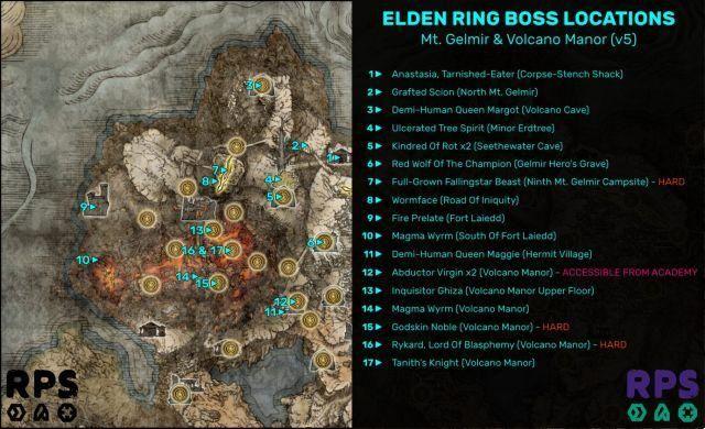 Emplacements des boss d'Elden Ring: où trouver les 238 boss d'Elden Ring