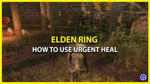 Como usar cura urgente em Elden Ring